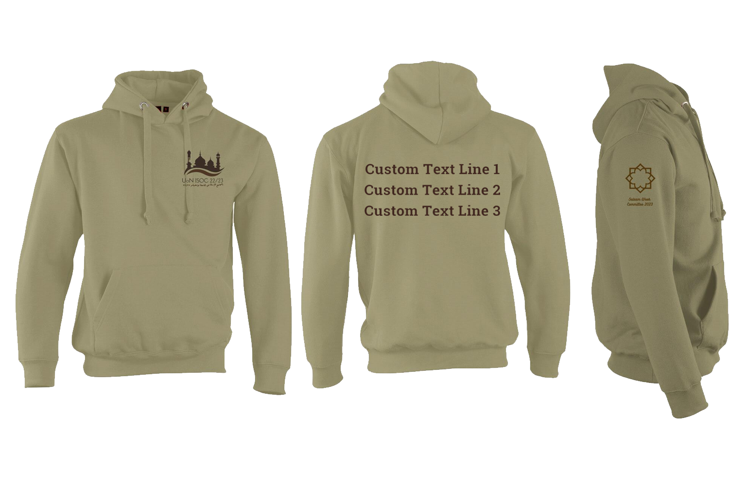 Notts Isoc-  Salaam Week Hoodie in Light